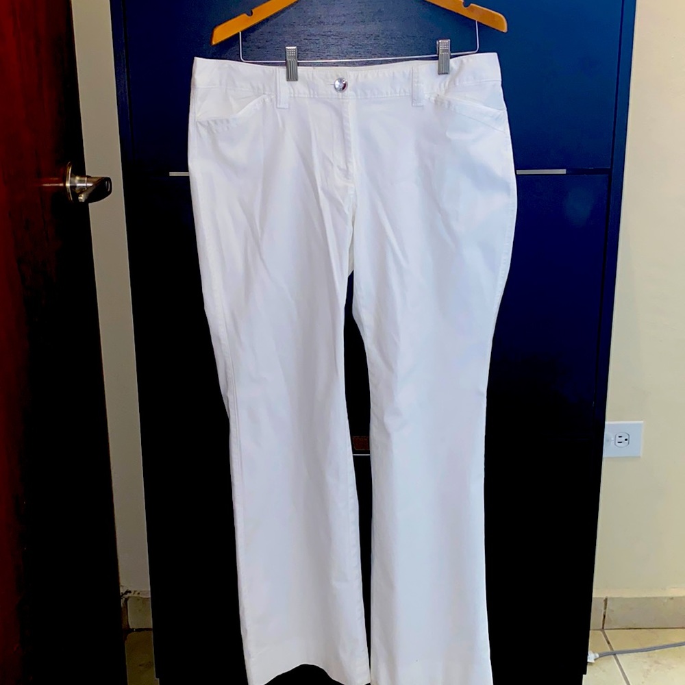 White Women's Bootcut Pants